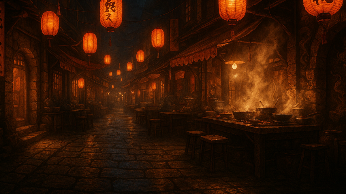 赤提灯が灯る活気あふれるバケモノの街・渋天街