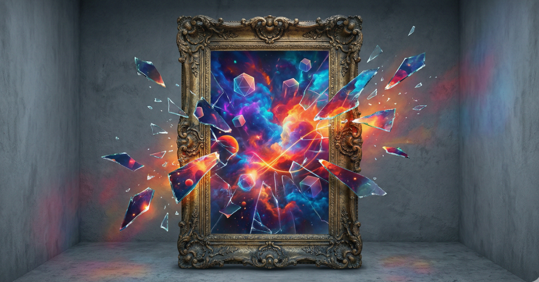 現実と虚構が混ざり合う鏡の世界